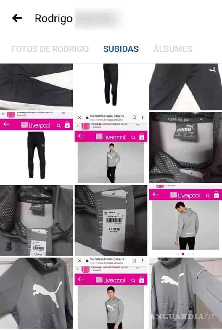 $!Vendía ropa robada de Liverpool en Facebook, lo detienen