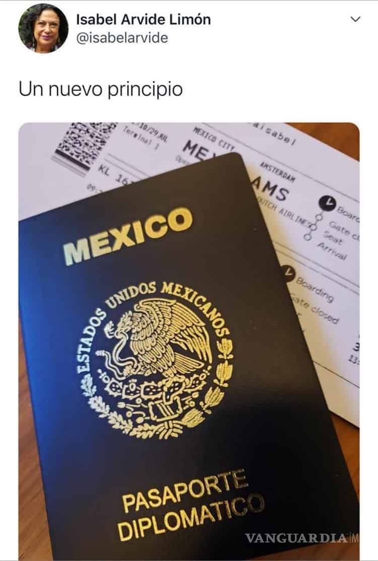 $!Isabel Arvide presume consulado y la critican, AMLO la defiende