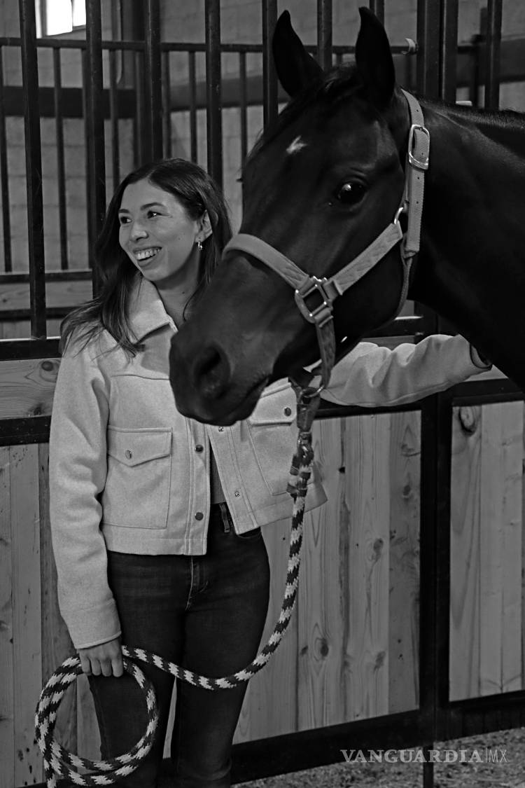 $!Roberta Ramón convive con los caballos desde que su papá se inició en la charrería, cuando ella tenía un año.