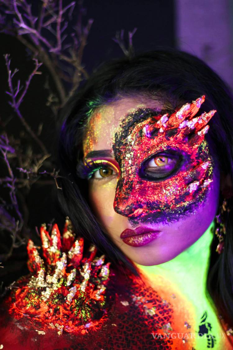$!El maquillaje puede ayudar a algunos otherkin a incluir en su estilo rasgos de su kineotipo, como por ejemplo, las escamas de dragón.