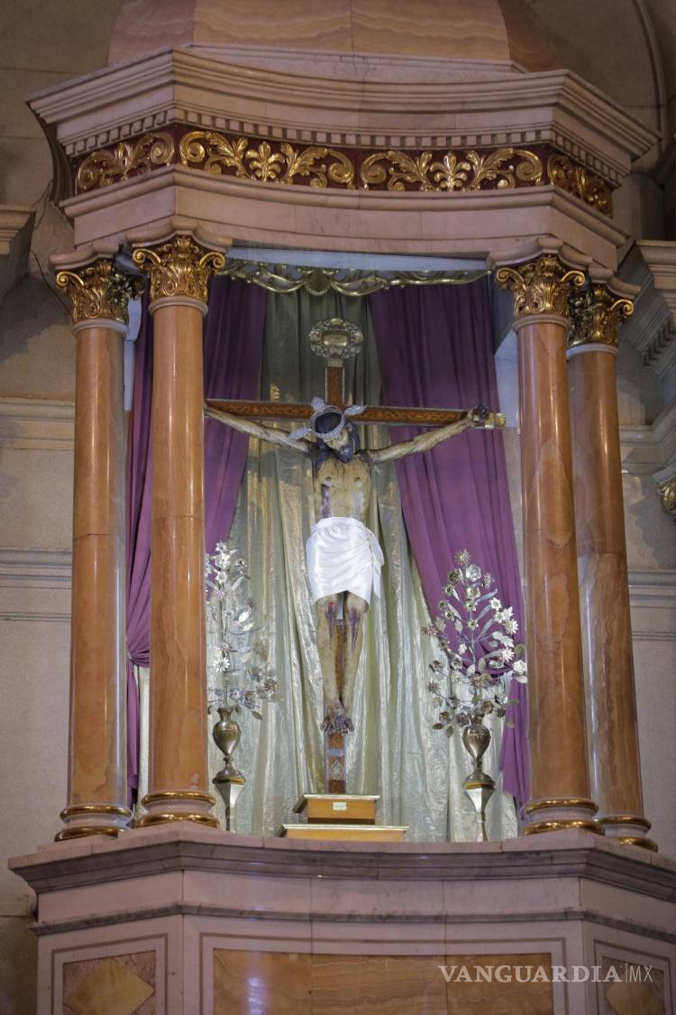 $!La imagen se resguarda en el interior de la Capilla del Santo Cristo.