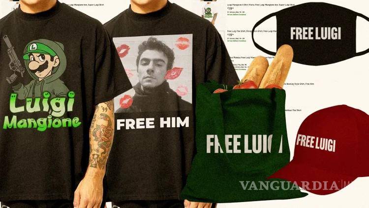 $!Tras la detención de Luigi Mangione Internet se inundó de vendedores que buscan sacar provecho al suceso con ‘merchandising’.