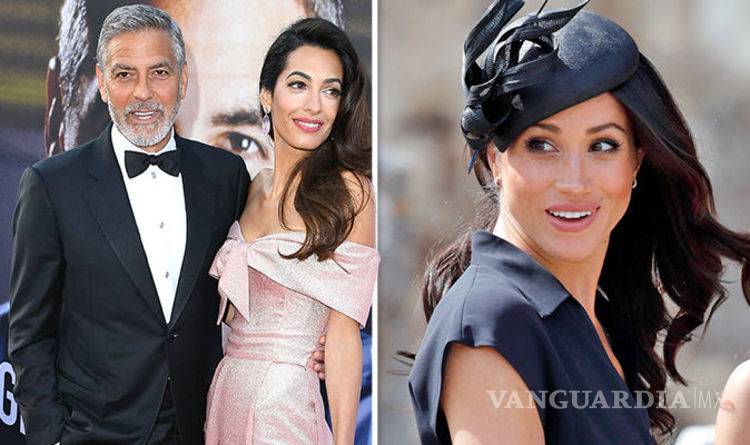 $!George Clooney descartó la posibilidad de ser padrino del bebé de los Duques de Sussex