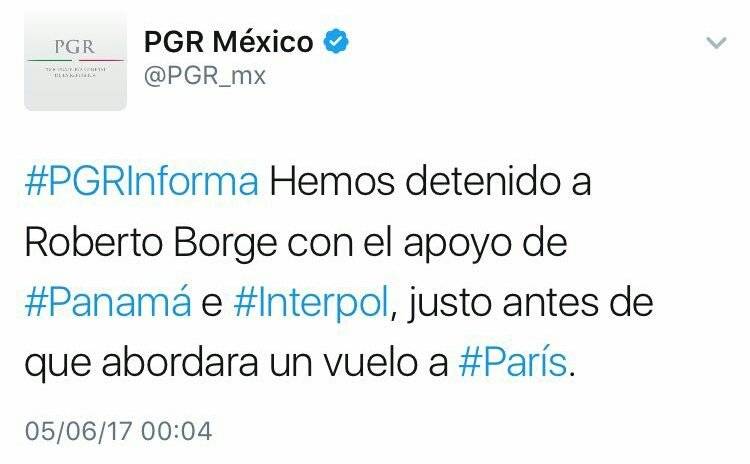 $!Detienen a Roberto Borge, ex Gobernador de Quintana Roo, en Panamá