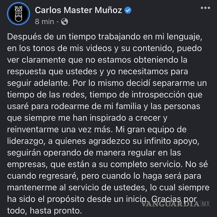 $!Carlos Muñoz anda en plan ‘minion’ y se retira de las redes sociales