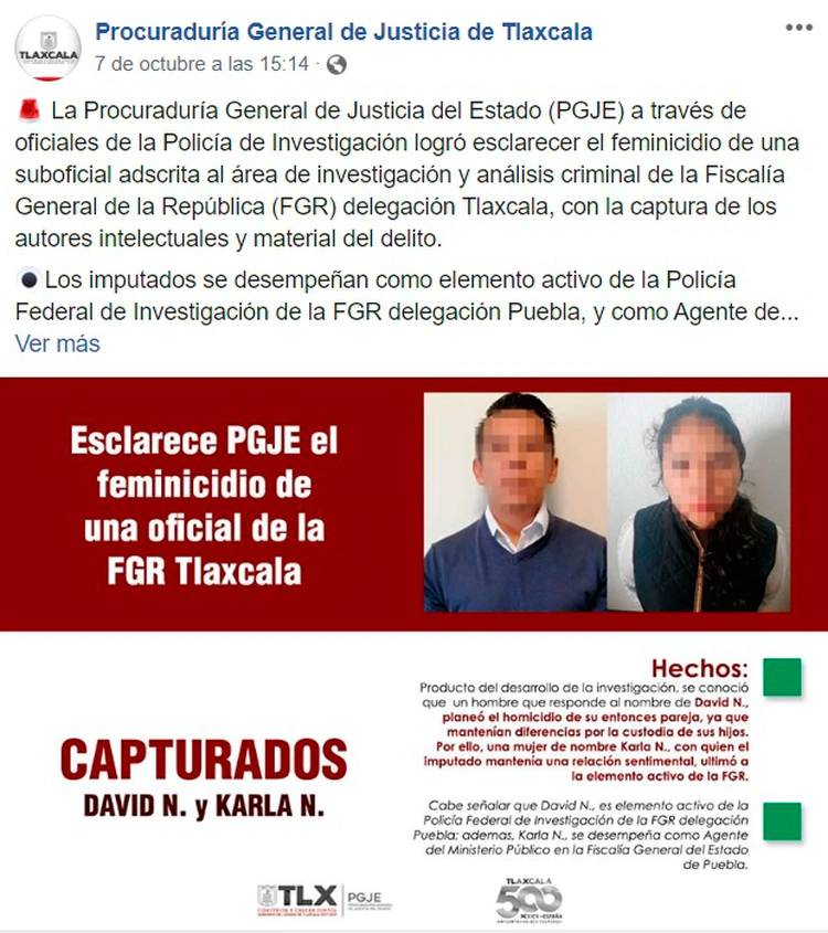 $!La amante de su esposo la asesinó frente a sus hijos, él estaba de acuerdo