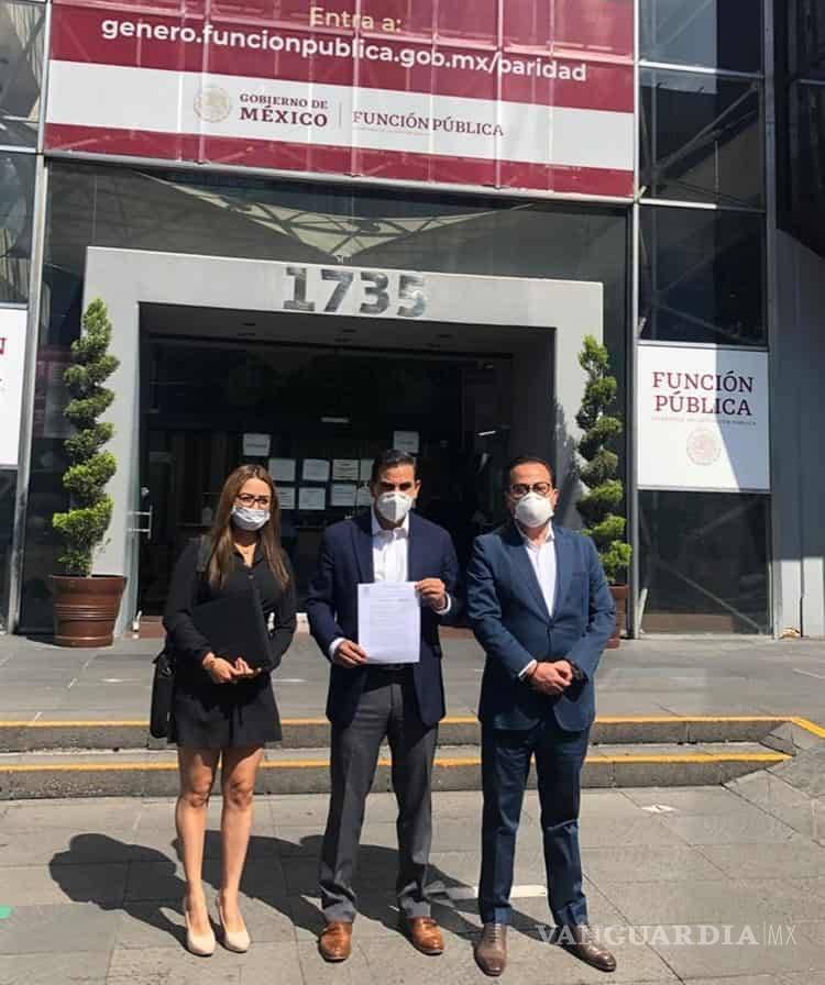 $!Panistas denuncian a Irma Eréndira Sandoval por irregularidades en la SFP