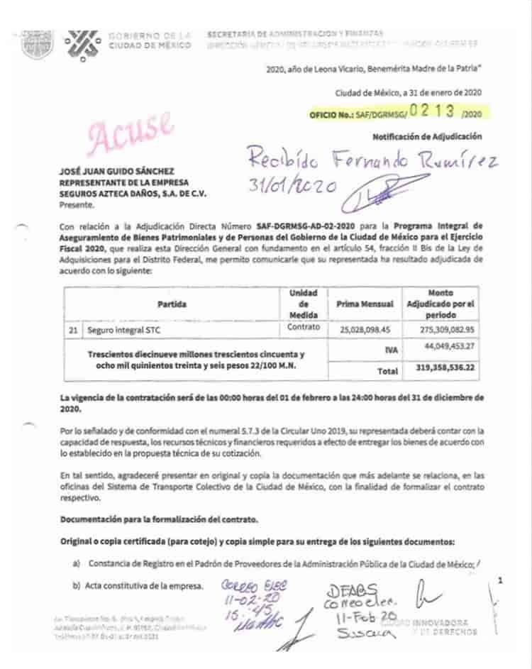 $!Una vez más, gobierno de la CDMX beneficia a Salinas Pliego, ahora con pólizas de seguros