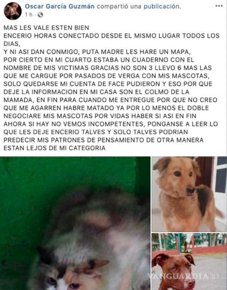 $!Retó al 'monstruo de Toluca', “eres un cobarde, aquí te espero”; sus mensajes fueron claves para atraparlo