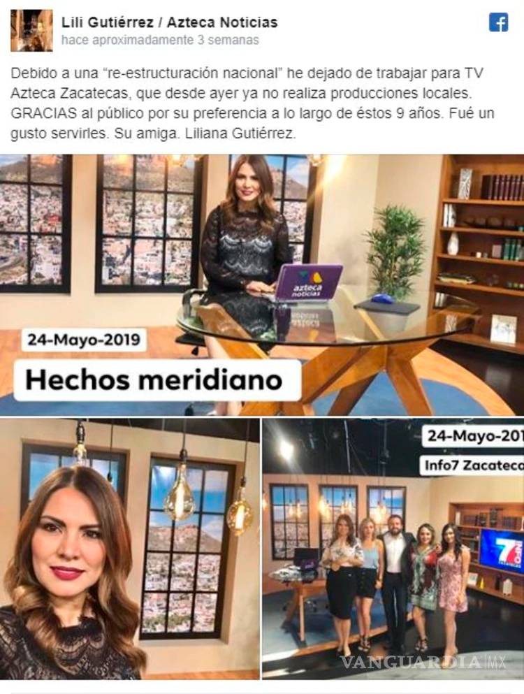 $!Directora de TV Azteca en Zacatecas se quitó la vida ahorcándose, no soportó reajuste de la televisora