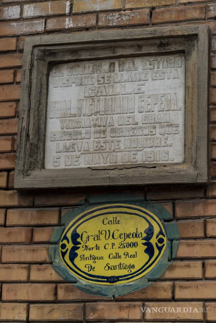 $!Placa que refiere la colocación del nombre General Victoriano Cepeda.