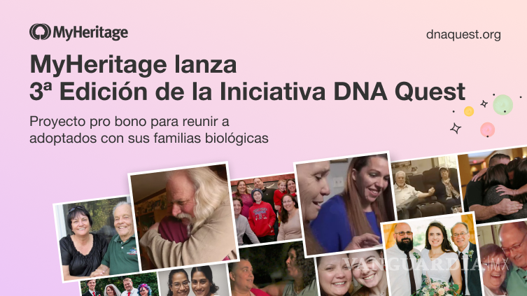 $!La organización ‘MyHeritage’ lanzó el proyecto pro bono para reunir a personas adoptadas con sus familias biológicas mediante una iniciativa mundial que donará 5 mil tests de ADN