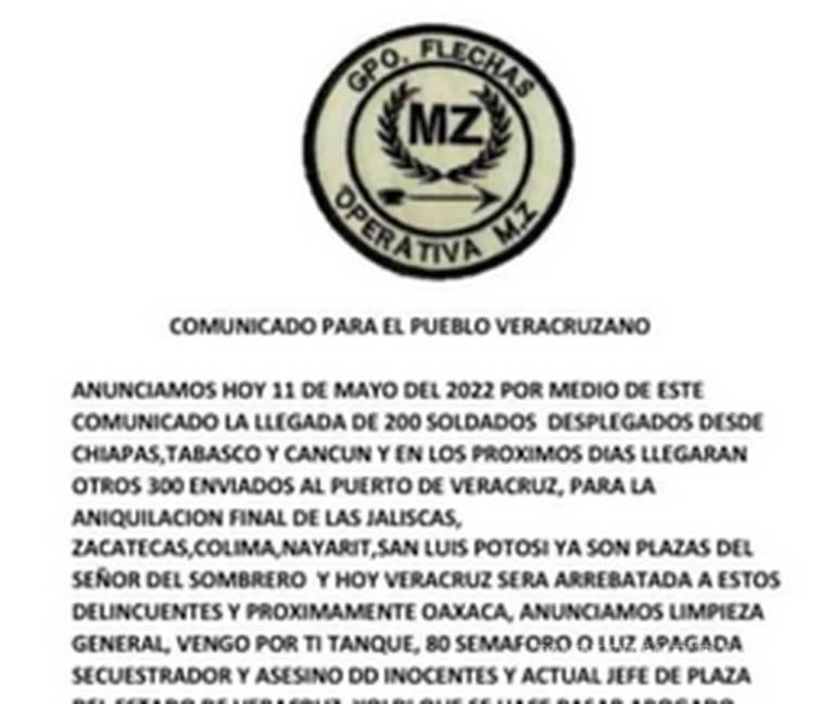 $!‘El Mayo’ Zambada y 500 sicarios llegan a Veracruz para ‘aniquilar’ al CJNG... y amenazan a Cuitláhuac García