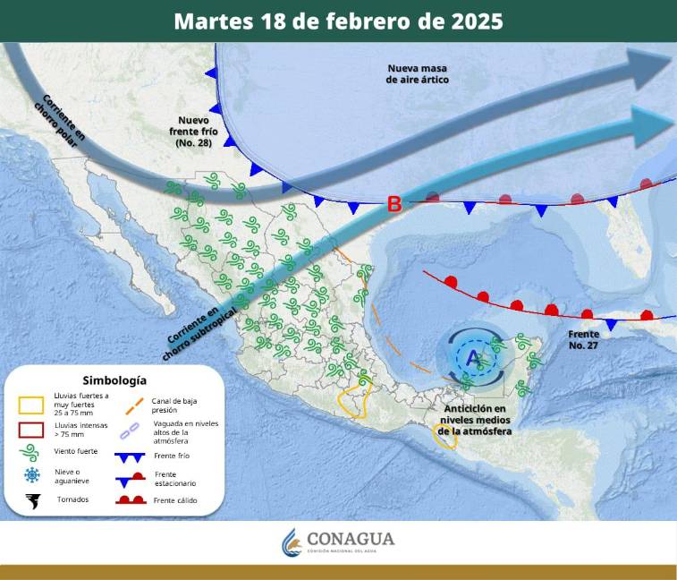 $!Las ráfagas de viento de hasta 80 km/h podrían causar caída de árboles y daños en estructuras vulnerables.