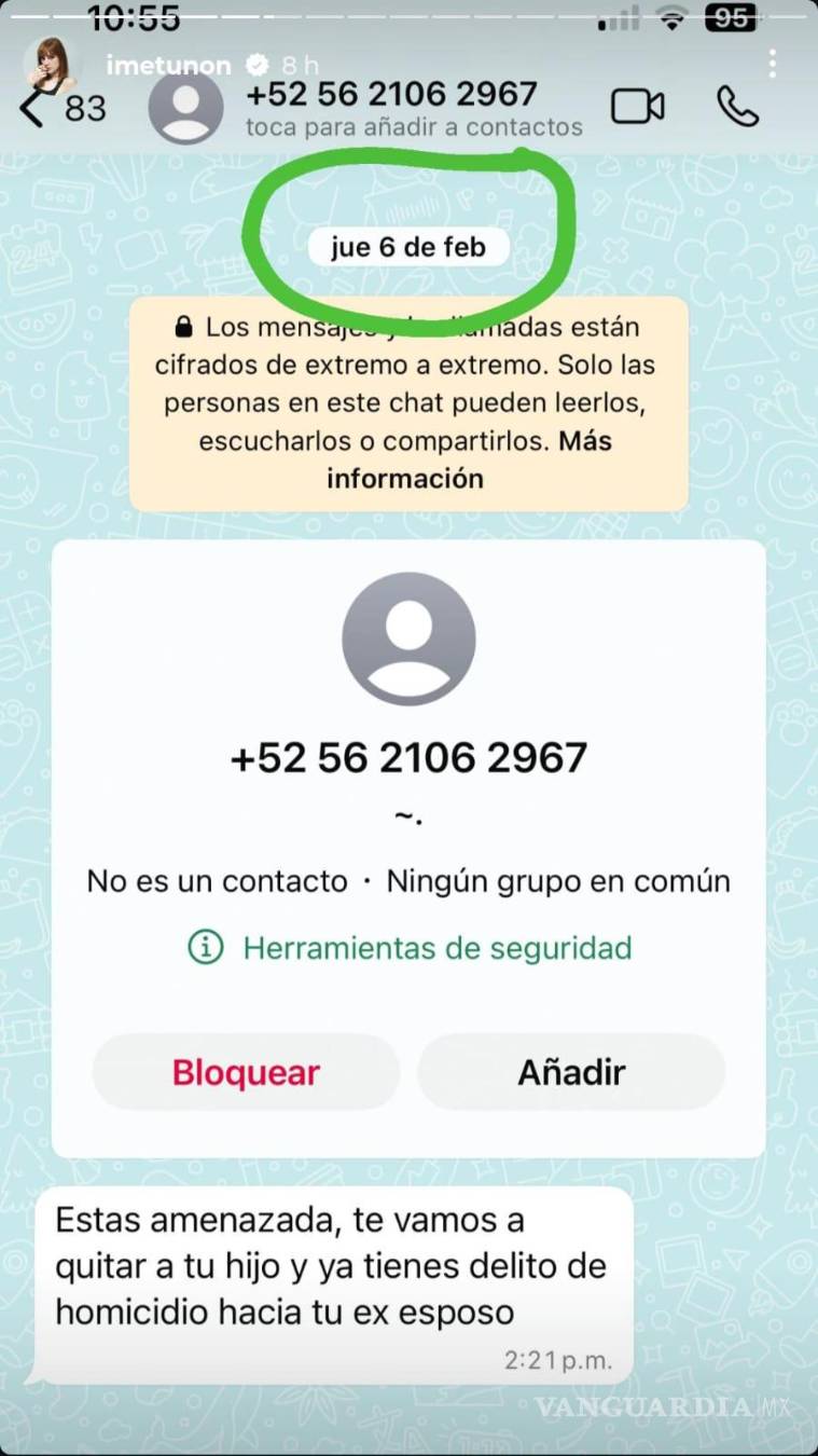 $!Insta story de Imelda Garza Tuñón