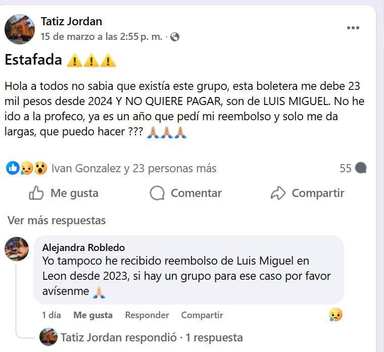 $!Es en los comentarios en donde los afectados han podido encontrar apoyo de otras personas para seguir o comenzar las peticiones en redes y en Profeco.