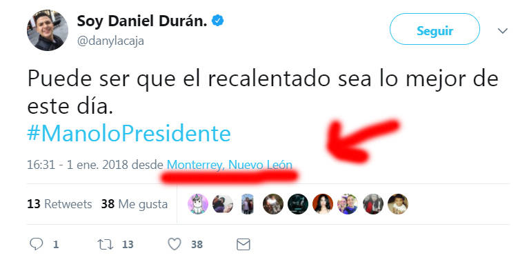 $!¿Qué tan real es la popularidad del #ManoloPresidente en Twitter?