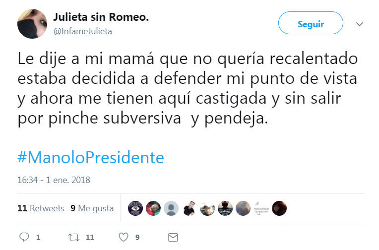 $!¿Qué tan real es la popularidad del #ManoloPresidente en Twitter?