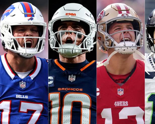 Josh Allen, Bo Nix, Brock Purdy y Sam Darnold encabezan los duelos de quarterbacks en la Ronda Divisional de la NFL, liderando a Bills de Buffalo, Broncos de Denver, 49ers de San Francisco y Seahawks de Seattle rumbo al Super Bowl LX.