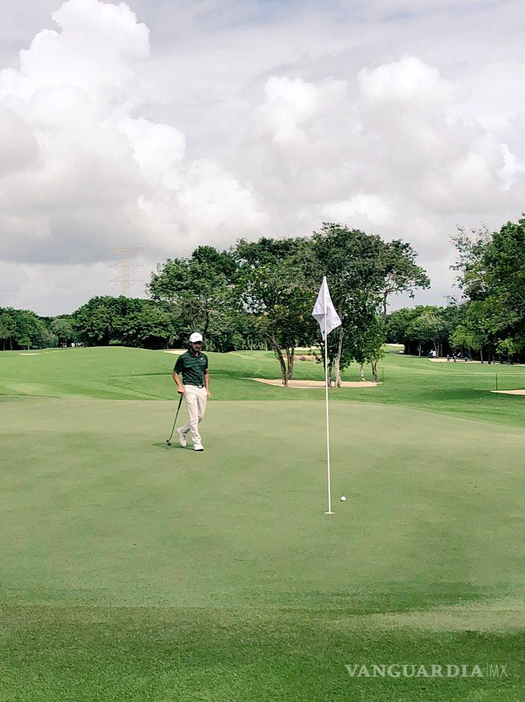 $!El mexicano Abraham Ancer arranca con el pie derecho en el Mayakoba Golf Classic
