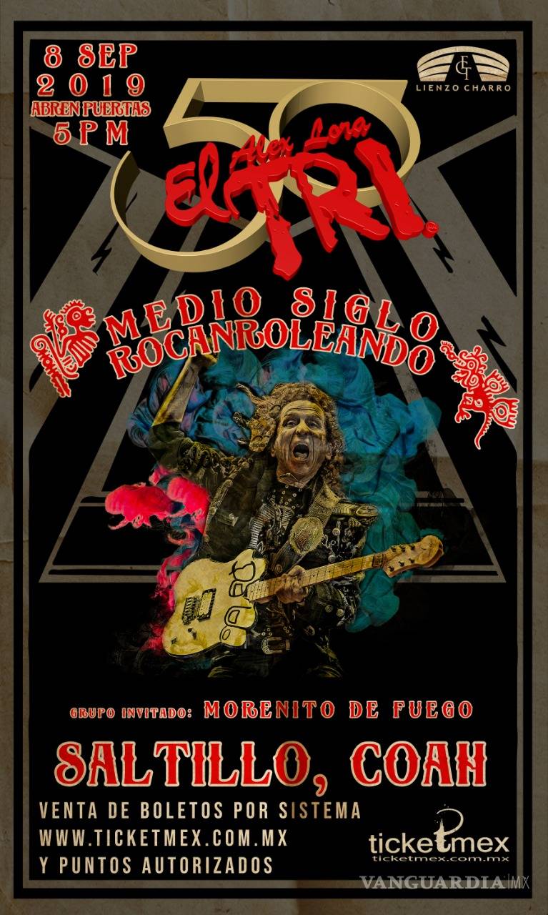 $!Alex Lora celebra medio siglo rocanroleando en Saltillo