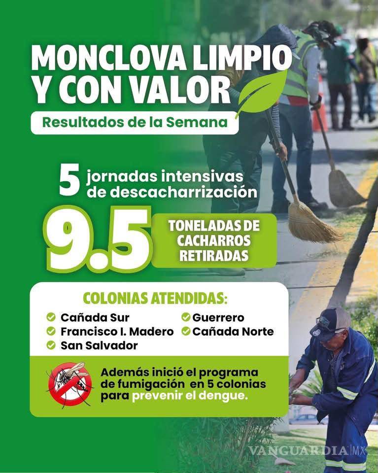 $!Las jornadas de descacharrización permitieron retirar 9.5 toneladas de objetos en desuso.