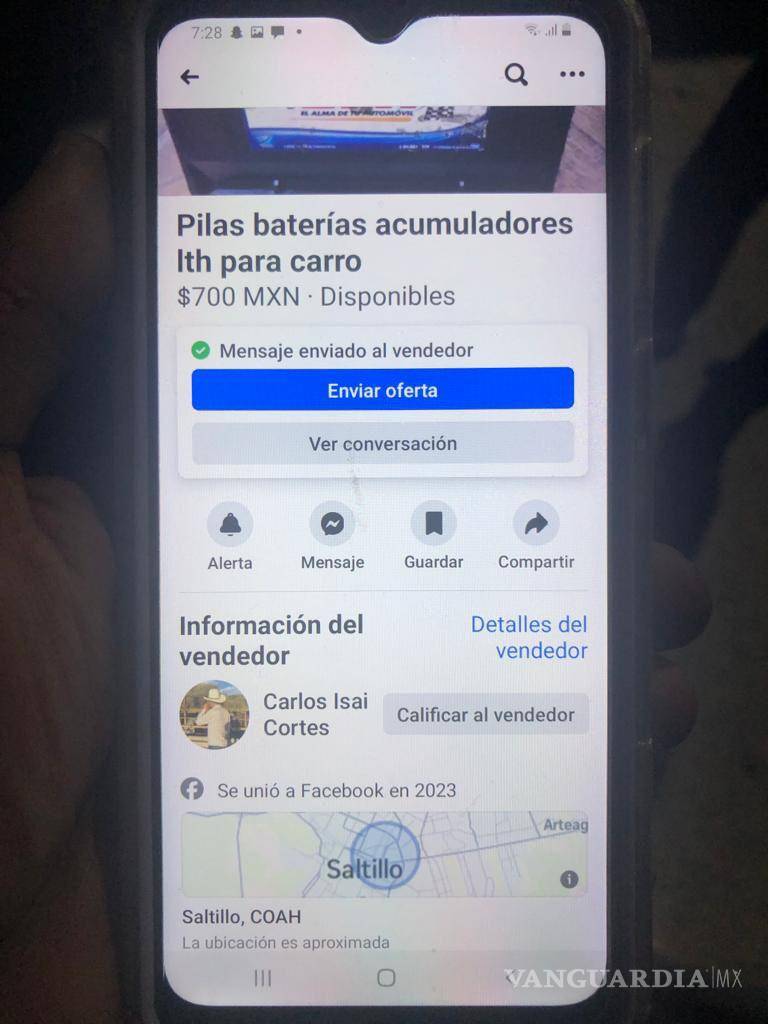 $!En la cuenta de Facebook aparece un nombre y foto diferente a la vendedora.