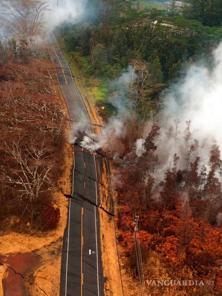 $!Impresionantes imágenes de la erupción del volcán Kilauea, en Hawái