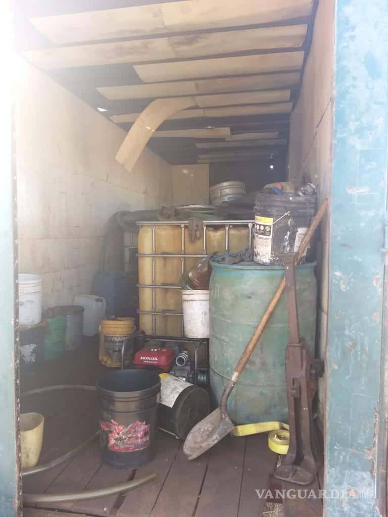 $!Aseguran almacén con más de 140 mil litros de hidrocarburos en Sonora