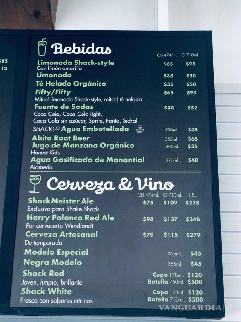 $!El costoso menú de las hamburguesas 'Shake Shack', ¿pagarías 229 por uno de sus combos?