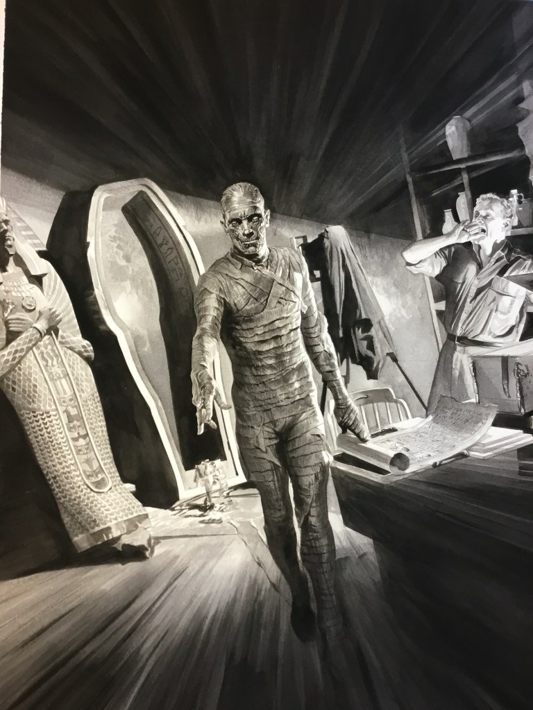 $!Alex Ross realiza arte de monstruos famosos del cine