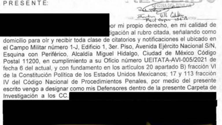 $!Con recursos públicos, gobierno de AMLO pagó defensa legal de Salvador Cienfuegos
