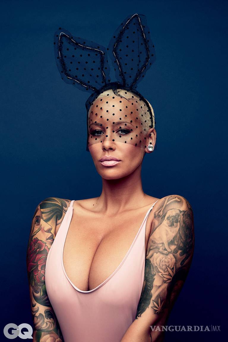 $!Amber Rose conduce a 'GQ' por sus peligrosas curvas
