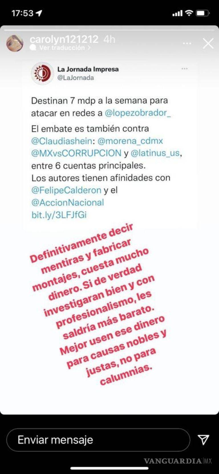 $!‘Mejor usen ese dinero para causas nobles’, Carolyn Adams critica supuesta compra de bots