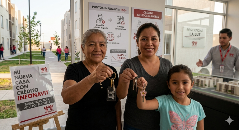 Tener más de 60 años y comprar una casa ya no es imposible, ya que el Infonavit informó que este sector de la población podrá acceder a un crédito superior a los 2 millones de pesos.