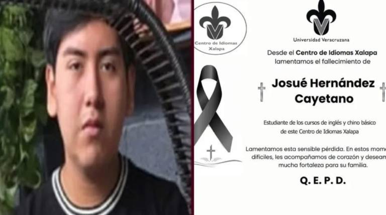 Hernández Cayetano estudiaba Ingeniería en Sistemas en la ciudad de Xalapa.