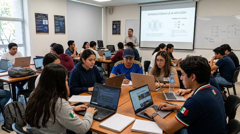 La iniciativa plantea establecer criterios diferenciados para el uso de inteligencia artificial en secundaria, educación media superior y superior, además de promover la capacitación de docentes.
