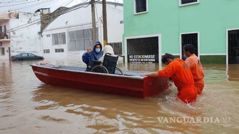 Alerta por lluvias torrenciales en Tabasco, Chiapas y Quintana Roo
