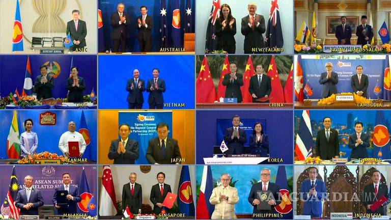 $!Asia forma el mayor bloque comercial del mundo, RCEP