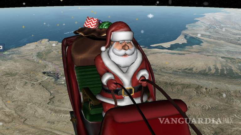 La app que utiliza satélites de la NASA para rastrear el camino de Santa Claus