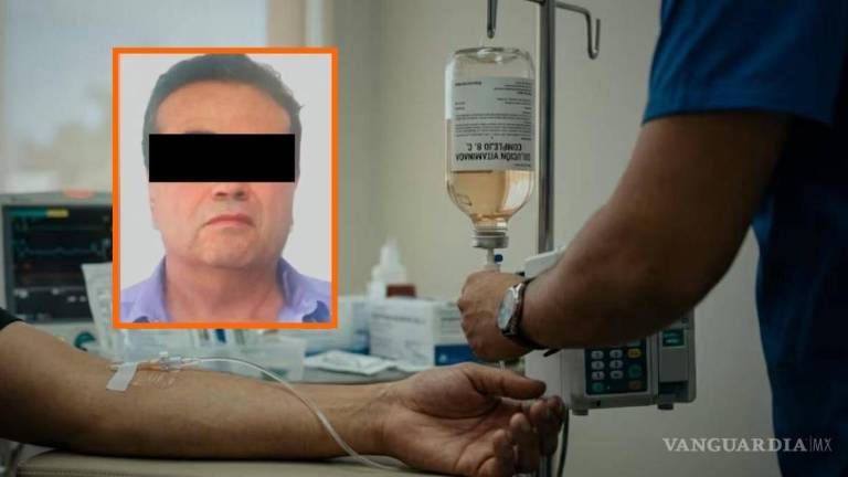 Maximiano ‘N’, el médico ligado a los casos de sueros vitaminados en Sonora, fue vinculado a proceso por su probable por el fallecimiento de ocho personas derivada de una mala praxis.