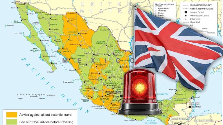 El Gobierno de Reino Unido emitió una alerta de viaje para aficionados que asistirán al partido México contra Inglaterra el próximo 5 de junio en el Estadio CDMX en la etapa de Octavos de Final del Mundial 2026.