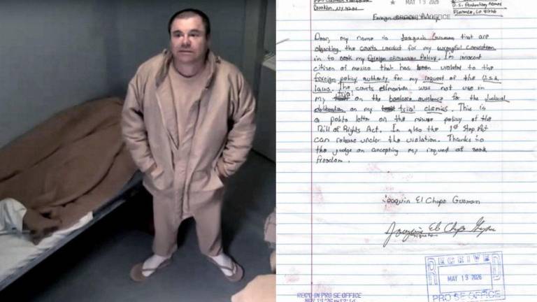 El Chapo envía otra carta al tribunal federal