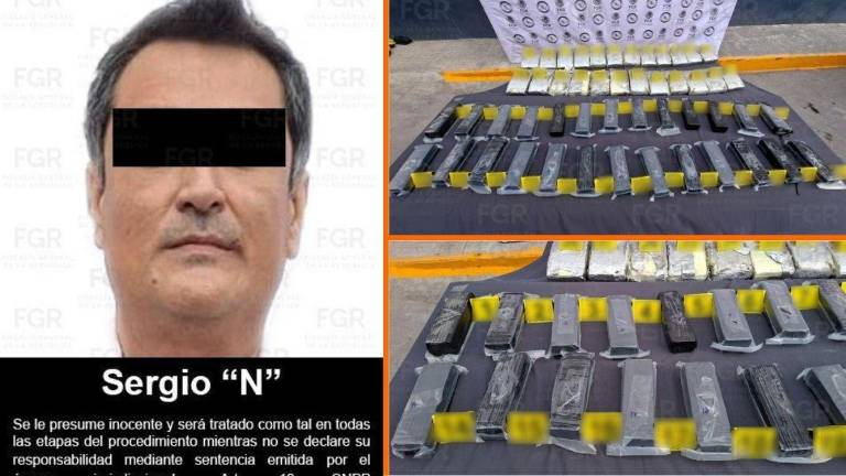 FGR obtuvo vinculación a proceso contra Sergio “N”, detenido en General Bravo con más de 78 kilos de metanfetamina en un vehículo.