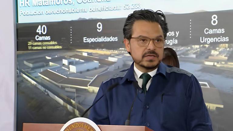 Zoé Robledo presentó los proyectos del IMSS para Coahuila, que incluyen un Hospital General Regional en Saltillo y dos hospitales rurales ubicados en Matamoros y San Buenaventura.