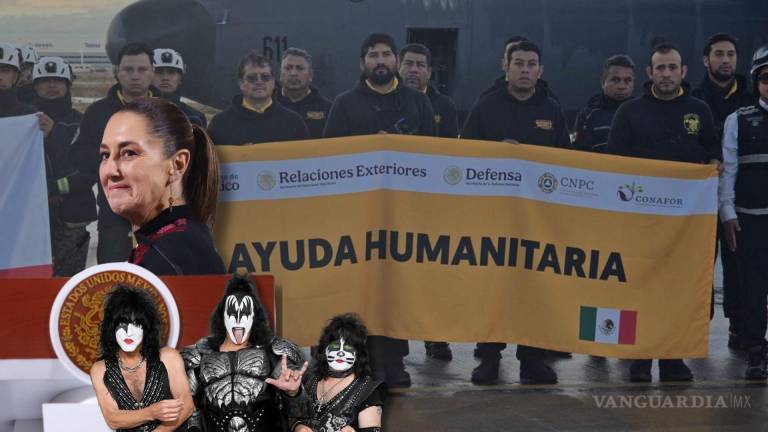 Gene Simmons, integrante de la banda de rock Kiss, agradeció y elogió la generosidad de la presidenta de México, Claudia Sheinbaum, por enviar un equipo de expertos a combatir los incendios forestales de Los Ángeles, California.