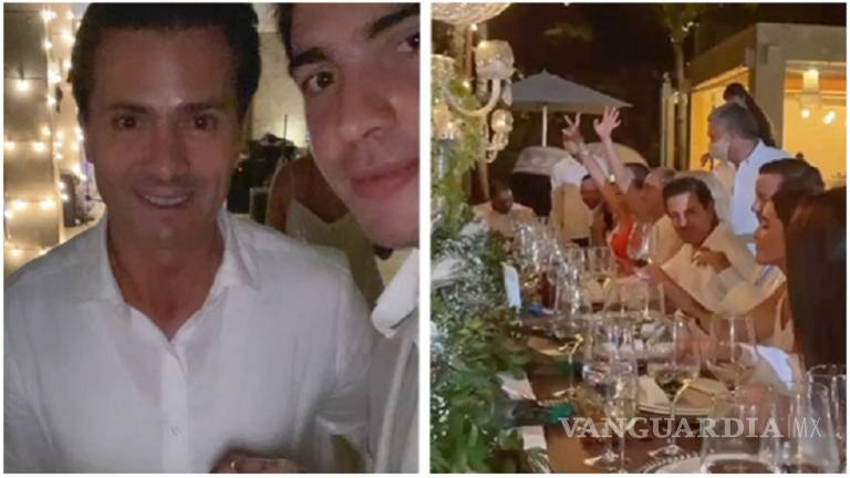 Peña Nieto reaparece en boda en República Dominicana
