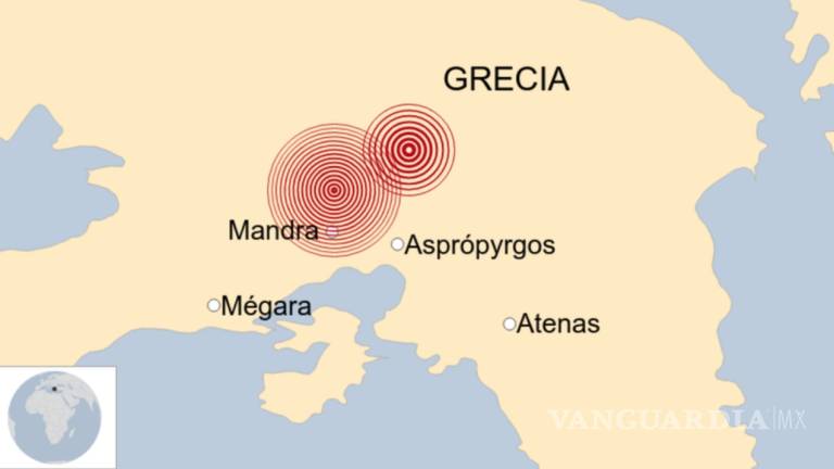 Sismo de magnitud 5.6 sacude el centro de Grecia