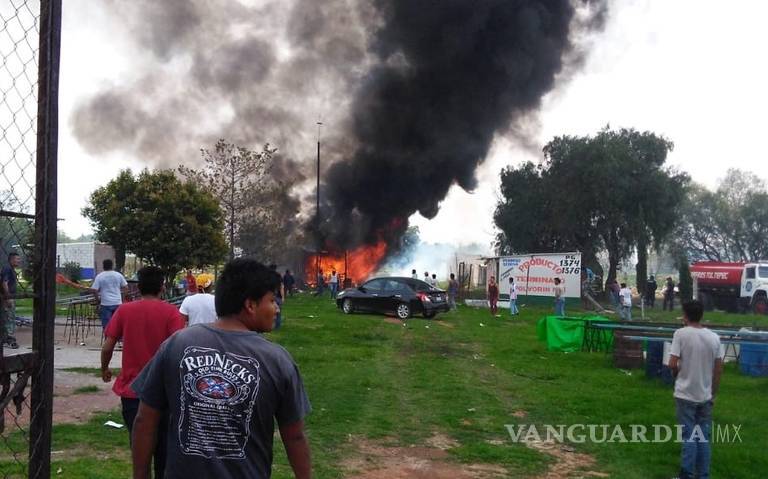 $!Al menos un muerto tras explosión en Tultepec