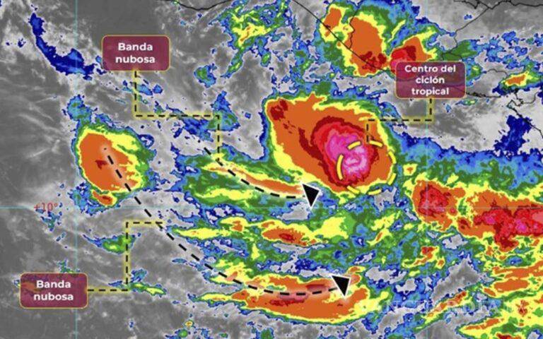 $!Tormenta tropical Pilar generará lluvias intensas en sureste de México